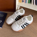 ADVBRIDGE  -  Retro Fashion Trend Casual Flat Ballet Style Single Shoes for Women New Spring Comfortable Versatile Shallow Mouth Sneakers