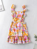 Advbridge Ruffles Sleeveless Boho Summer Floral Dress Women Backless Sexy Mini Beach Vintage Dress Dropshipping Chic Short Dress