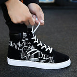 Advbridge Fashion Sneakers Men Canvas Shoes Breathable Cool Street Shoes Male Brand Sneakers Black Blue Red Mens Causal Shoes A305