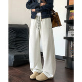 ADVBRIDGE  -  Spring Casual Pants Men Fashion Oversized Wide Leg Pants Men Streetwear Loose Sweatpants Mens Sports Pants Male Trousers M-3XL