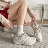 ADVBRIDGE  -  Women's Sports Casual Shoes New Summer Fashion Trend Retro Style Comfortable Versatile Flat Shoes Mesh Breathable Sneakers