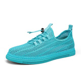 ADVBRIDGE  -  Fashion Breathable Walking Mesh Flat Shoes Sneakers Men Shoes Men Casual Shoes