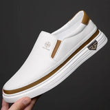 ADVBRIDGE  -  Men's Handmade Genuine Leather Casual Loafers 2025 New Luxury Brand Comfortable Slip-On Driving Moccasins Flats Shoes
