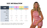 ADVBRIDGE  -  Vestidos Summer Party Dresses Women Sexy Sequined Backless Halter Pink Mini Dress Women Party Bodycon Dress Club Wear