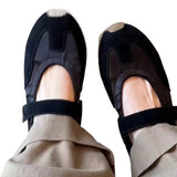 ADVBRIDGE  -  Women Ballet Flat Shoes 2025 Autumn Comfortable Anti Slip Outdoor Casual Shoes Retro Shallow Mouth Mary Jane Shoes Zapatos Mujer