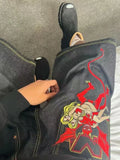 Advbridge Streetwear Shorts Y2K Pants Harajuku Hip Hop Evil Graphic Embroidery Denim Gym Shorts Punk Rock Gothic Men Basketball Shorts