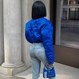 Advbridge Bubble Puffer Coats Jacket Casual Thick Warm Down Cropped Coat Women Y2K Clothes Streetwear Winter Sexy Fashion Jakcets