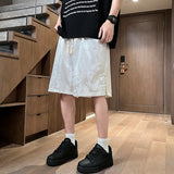 ADVBRIDGE  -  M-XXXXXL Plus Size Men Dragon Pattern Summer Shorts Men'sTwill Straight Leg for Work Outdoor Short Pants Chinese Type Clothing