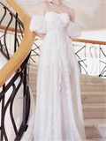 Advbridge  Boho Lace Vintage Party Solid Short Sleeve Dress Elegant Dresses Women A-Line Mesh Woman Summer Sexy Embroidery Vestido