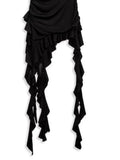 ADVBRIDGE  -  Fairy Summer Sleeveless Tank Dress Women Streetwear Irregular Ruffled Dresses Y2k Aesthetic Pleated Bodycon Grunge Vestidos