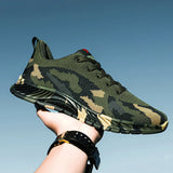 Advbridge Men's camouflage sneakers casual shoes lovers fashion breathable women outdoor sports light walking vulcanized flying shoes