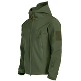 Advbridge Men‘s Wintern outfits Military Shark Skin Soft Shell Jackets Men Tactical Windproof Waterproof jacket men Army Combat Jackets Mens Hooded Bomber Coats Advbridge Men‘s Wintern outfits