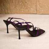 ADVBRIDGE  -  Summer New Red Slender Strap One Strap Sandals Sexy Slender Heels Wear Outside Versatile Temperament High Heels
