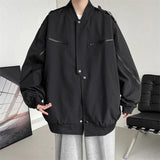 Advbridge  Streetwear Men Black Jackets And Coats Hip Hop Harajuku Men's Windbreaker Overcoat Mens Clothing