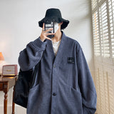 Advbridge Streetwear Men‘s Sweater Japan Style Plus Size 7XL Man Sweatercoat Fashion Loose Tops Casual Single Breasted Clothes