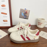 ADVBRIDGE  -  Women's Casual Shoes Cute Kitten Embroidery Soft Bottom Non-slip Comfortable De Training Shoes New Hundred Fashion Plate Shoes