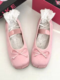 Advbridge Japanese Kawaii Ballet Shoes Women Lolita Style Bow Sweet Sandals Female Pure Color Buckle Casual Mary Janes Shoes Summer