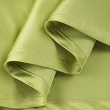 ADVBRIDGE  -  Elegant Light Green Satin One-Shoulder Sheer Mesh Bodycon Mini Dress Women Sexy See Through Ruched Slim Summer Party Dress