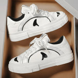 ADVBRIDGE  -  Men's White Shoes Spring Autumn New Outdoor Non Slip Comfort Platform Sneakers Height Increase Fashion Lace Up Casual Shoes