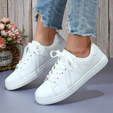 ADVBRIDGE  -  Summer White Sneakers Trendy Thick Sole Skate Shoes Couple Style Casual Soft Sole Comfortable Outdoor Tre Breathable Comfortable