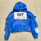 Advbridge Y2K Zip Up Hoodie Harajuku Hip Hop New Fashion Patch Embroidery Oversized Hoodie Men Women Loose Casual Hoodie Jacket Streetwear