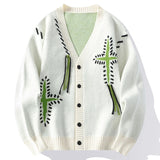 Advbridge /Winter New Men's Casual Knitted Cardigan V-neck Fashion Design Warm Japanese Versatile Sweater Cardigan