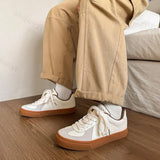 ADVBRIDGE  -  Autumn New Retro Niche Designed Casual Shoes for Men's Fashion Trend Versatile Comfortable Low Top Lace Up Chunky sneakers