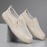 ADVBRIDGE  -  Shoes for Men New Lightweight Soft Sole Breathable Slip-On Driving Shoes Walking Men Casual Shoes Male