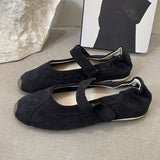 ADVBRIDGE  -  Women Flat Shoes Fashion Round Toe Ladies Casual Dress Mary Jane Shoes Soft Flat Heel Outdoor Single Shoes New Woman Shoes