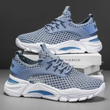 ADVBRIDGE  -  Men Casual Shoes Summer Breathable Mesh Mens Shoes Lightweight Running Sneakers Soft Jogging Tennis Sport Shoe Size 39-44