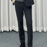 Advbridge High Quality Winter and Autumn Woolen Office Suit Pants Men Slim British Style Wool Business Formal Dress Trousers W85