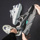 ADVBRIDGE  -  Men's Versatile Mesh Lace-Up Sneakers 2025 Summer New - Thick Soft Soles Breathable Casual Sports Shoes for Trendy Style