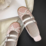ADVBRIDGE  -  Sweet Casual Mary Jane Flat Oes Women Shoes Woman Ballet Flats Soft Bot Comfortable Spring Summer Retro Sle Shoes for Women
