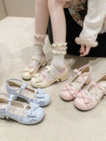 Advbridge Cute Sweet Girl Lolita Shoes Women Summer New Japanese Small Leather Shoes Female Hipster Bow Preppy Student Single Shoes