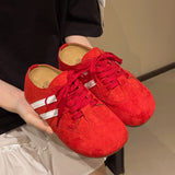 ADVBRIDGE  -   New Fashion Trend Women's Casual Shoes College Style Wide Toe Soft Comfortable Flat Shoes Outdoor Casual Sports Shoes