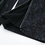 Advbridge Women's Fashion New Style Unique and Elegant Mid Waist Loose fitting Workwear Jeans