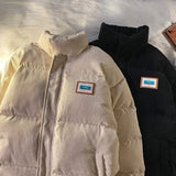Advbridge 2024 Harajuku Men's Warm Parkas Winter Coat Corduroy Cotton Oversize Male Winter Jackets Windbreaker Padded Coat Woman Parkas