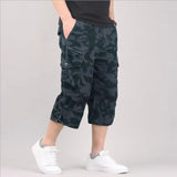 Advbridge  Summer Cropped Pants Men Multi Pocket Cargo Shorts Outdoor Sports Leisure Loose Shorts Fashion Youth Cotton Short Trousers