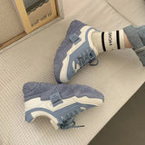 ADVBRIDGE  -  Casual Style Womens Sneakers Thick Soled Lightweight Height Increase Casual Shoes Wear Resistant Non Slip Casual Sneaker