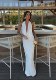 Advbridge  Women's Halter Neck Pleated Dress Dresses Womens Holiday Midi Sale Clearance Formal Elegant Evening Summer Sexy