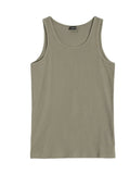 Advbridge Summer Simple Male Sleeveless Top Loose Solid Color Stripe Casual Cotton Vest 2024 New Korean Stylish Men's T-shirt Pullover