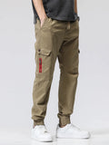 Advbridge Men's Cargo Pants New Spring Summer Multi-Pockets Safari Style Stretch Cotton Joggers Military Casual Tactical Trousers
