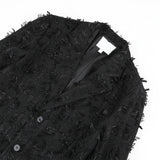 Advbridge 2024 -Style Spring Men s Suit Jacket Japanese Style Darkness Casual Blazer Tassel Suit Coat