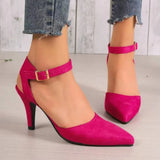 ADVBRIDGE  -  New Spring and Autumn Elegant Solid Color Lace Up Fine High Heel Women's Sandals Sexy High Heel Party Shoes