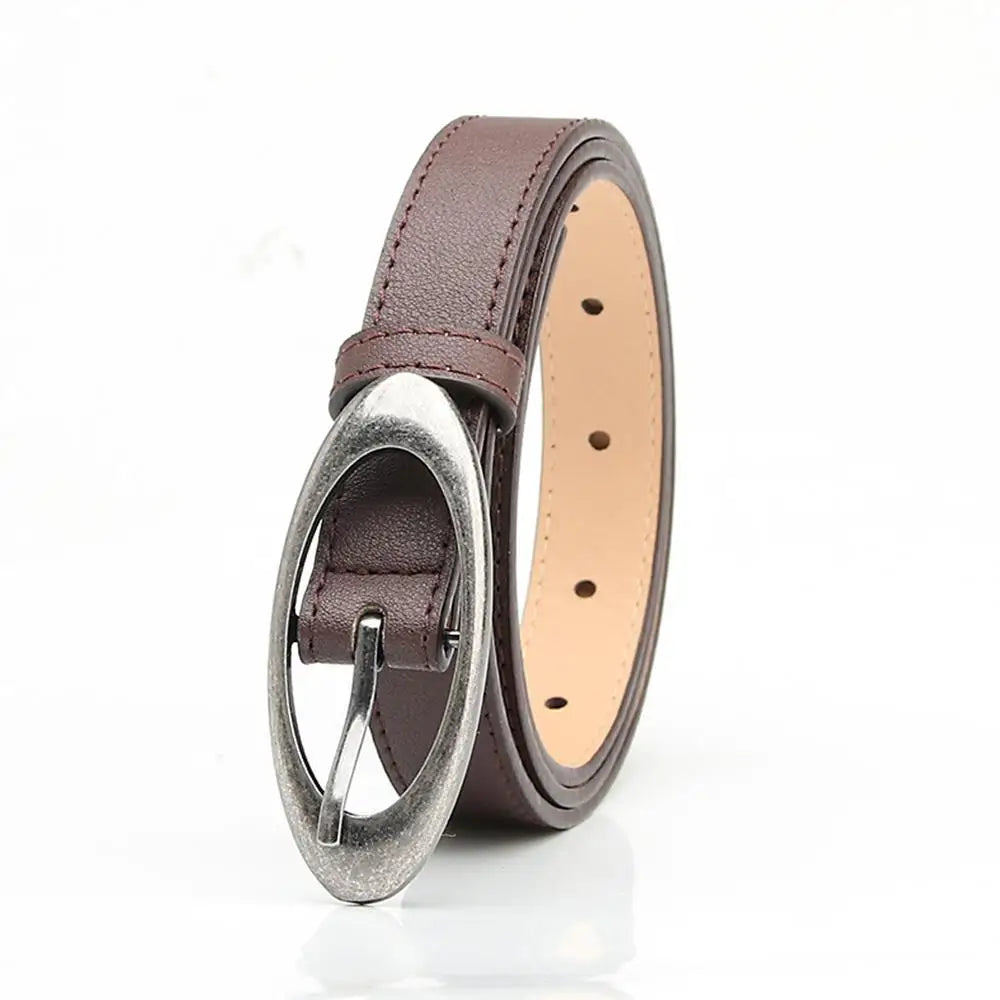 Advbridge Harajuku Y2K Pu Leather Belt For Women Luxury Design Jeans Trouser Dress Waistband Fashion Vintage Y2K Accessories Waist Strap