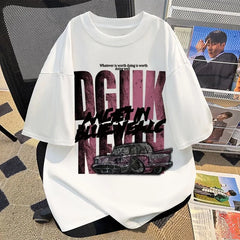 Advbridge Summer Goth Harajuku Design Graphic T-shirt For Men Hip Hop Fashion Cotton Short Sleeve Tee Shirts 2025 New Y2K Streetwear Tops