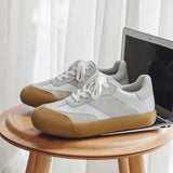 ADVBRIDGE  -  Men Dexun Shoes 2025 New Low Top Patchwork Casual Board Shoes Lace Up Retro Flat Sports Women Canvas Sneakers Couple