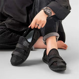 ADVBRIDGE  -  Outdoor Multi-functional Walking Shoes for Men with Large-sized Breathable Mesh and Convenient Layover for Casual Sports