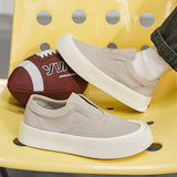 ADVBRIDGE  -  Beige Loafers Man Comfortable Cloth Platform Casual Shoes For Man Lightweight Trendy Slip-on Driving Shoes Man Summer Shoes
