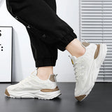 ADVBRIDGE  -  Men's thick sole mesh casual sports shoes summer new breathable soft sole non-slip comfort outdoor running shoes young sneakers